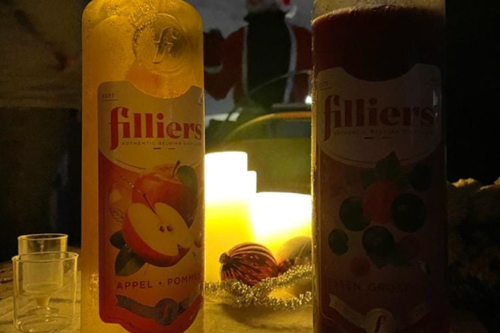 a bottle of beer on a table