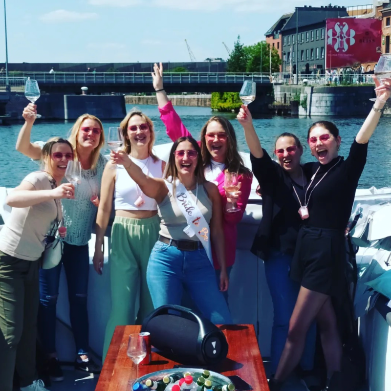 a group of people posing for a photo